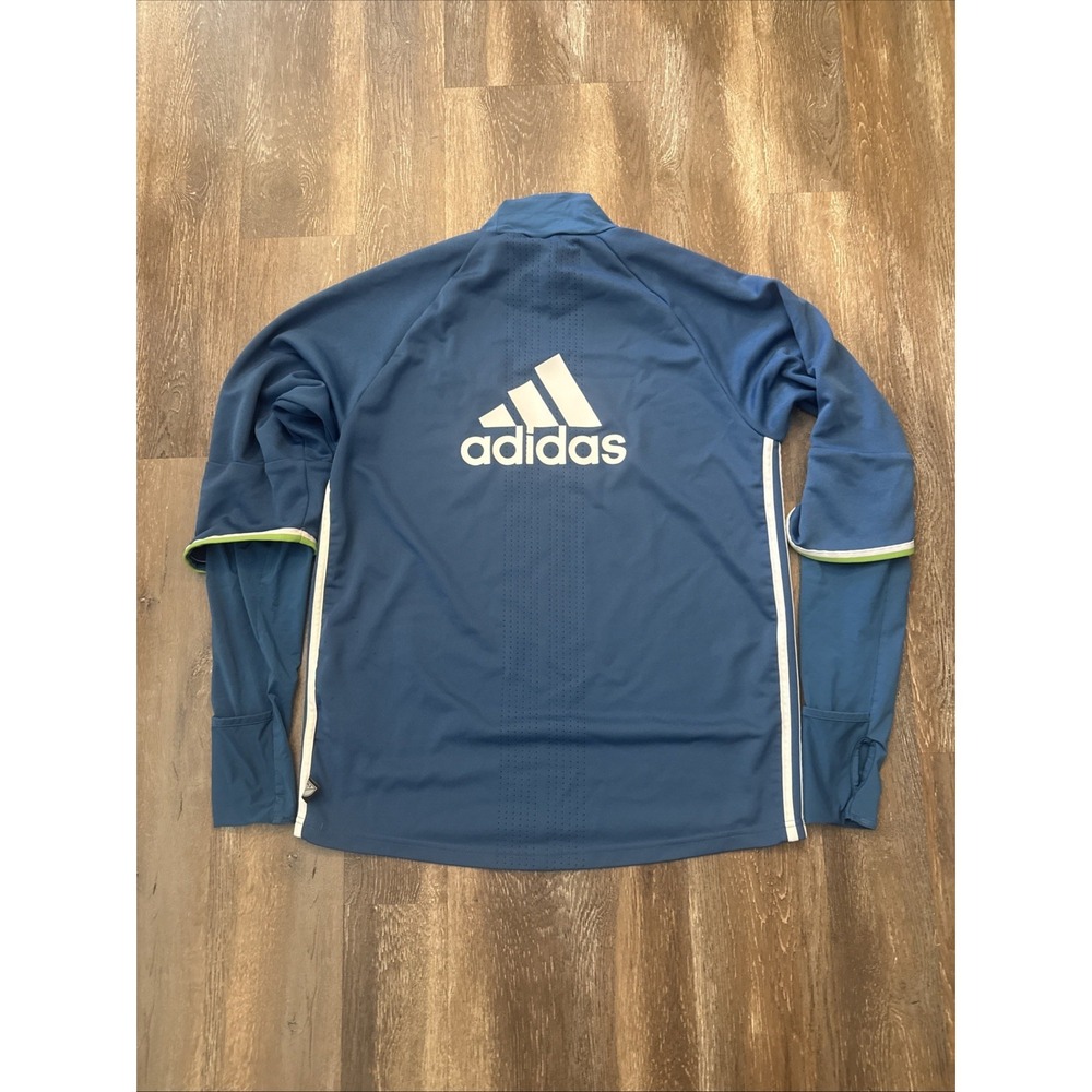Adidas Seattle Sounders XBOX Home Long Sleeve Soccer Jersey Size L Goalie Kit - Picture 2 of 10